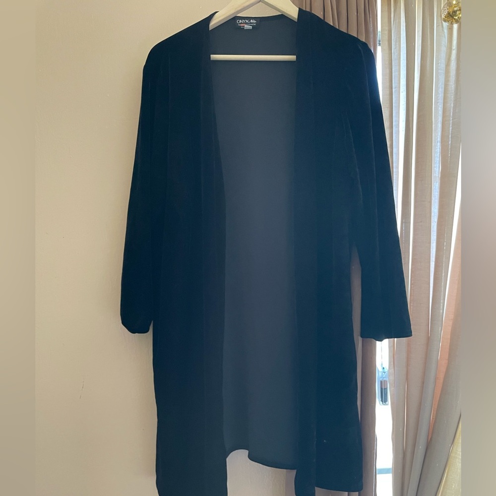 Velvet Black Cardigan size 16